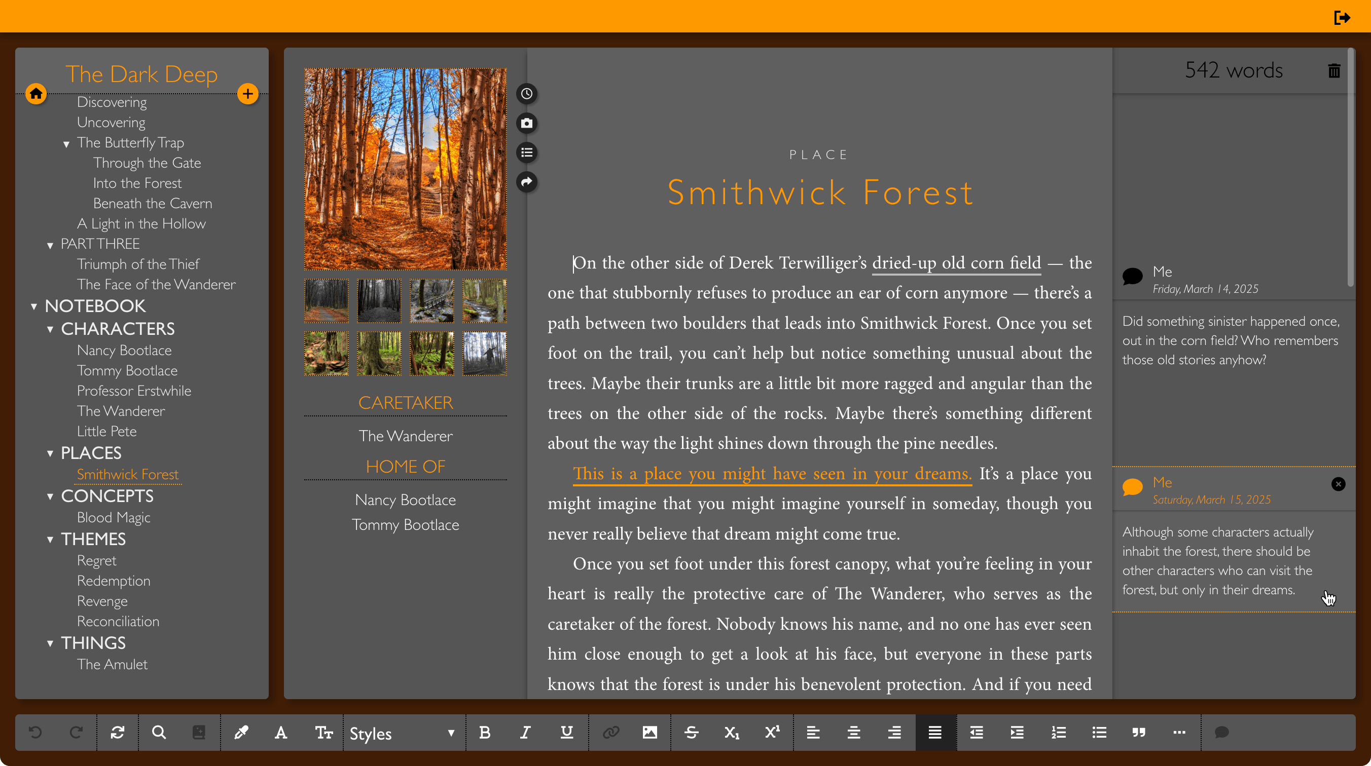 Bradbury theme screenshot 3