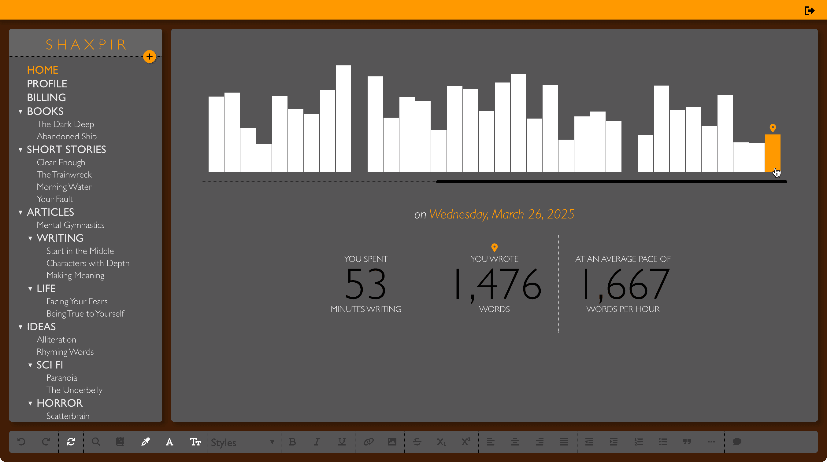 Bradbury theme screenshot 2