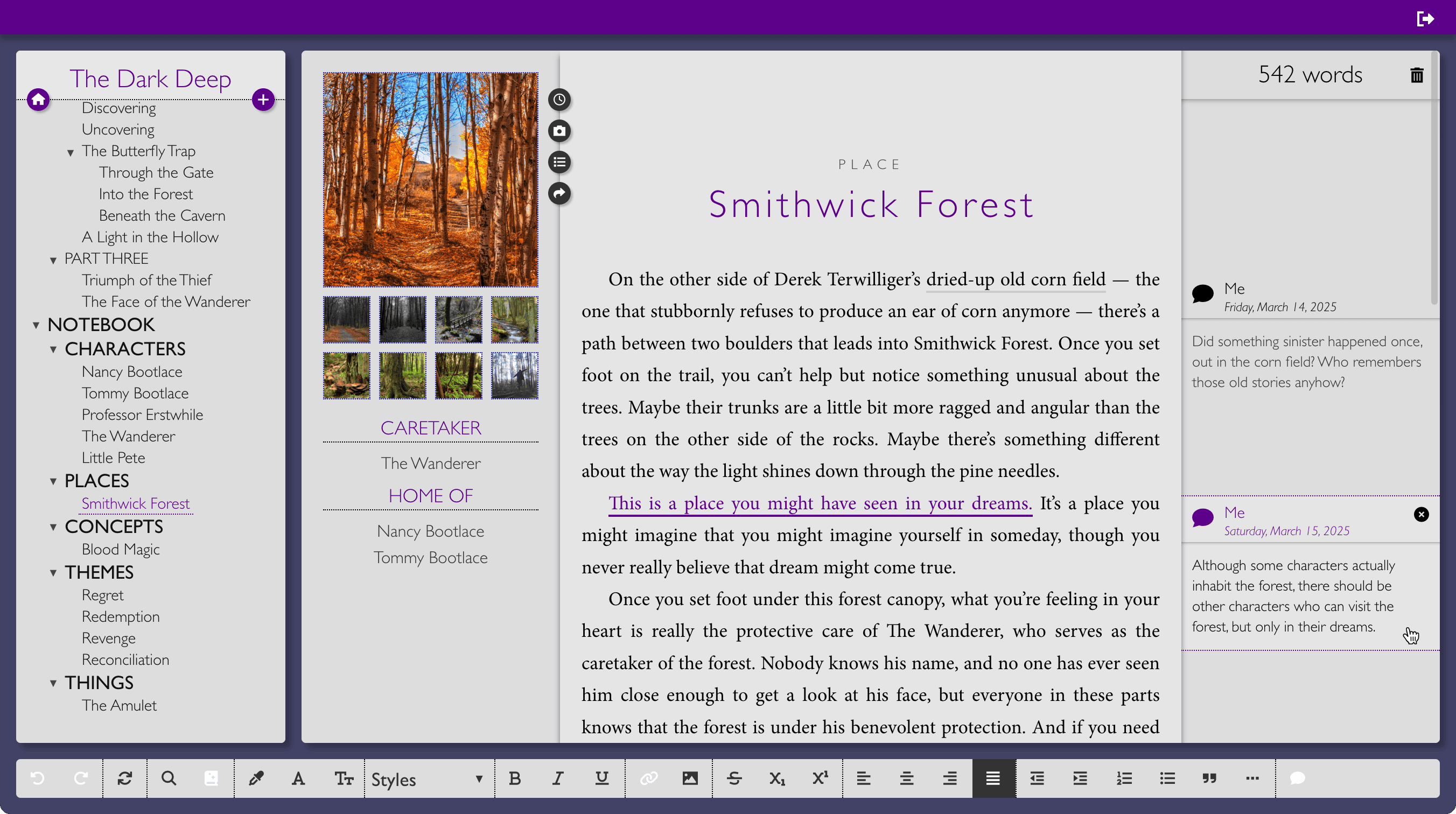 Vonnegut theme screenshot 2