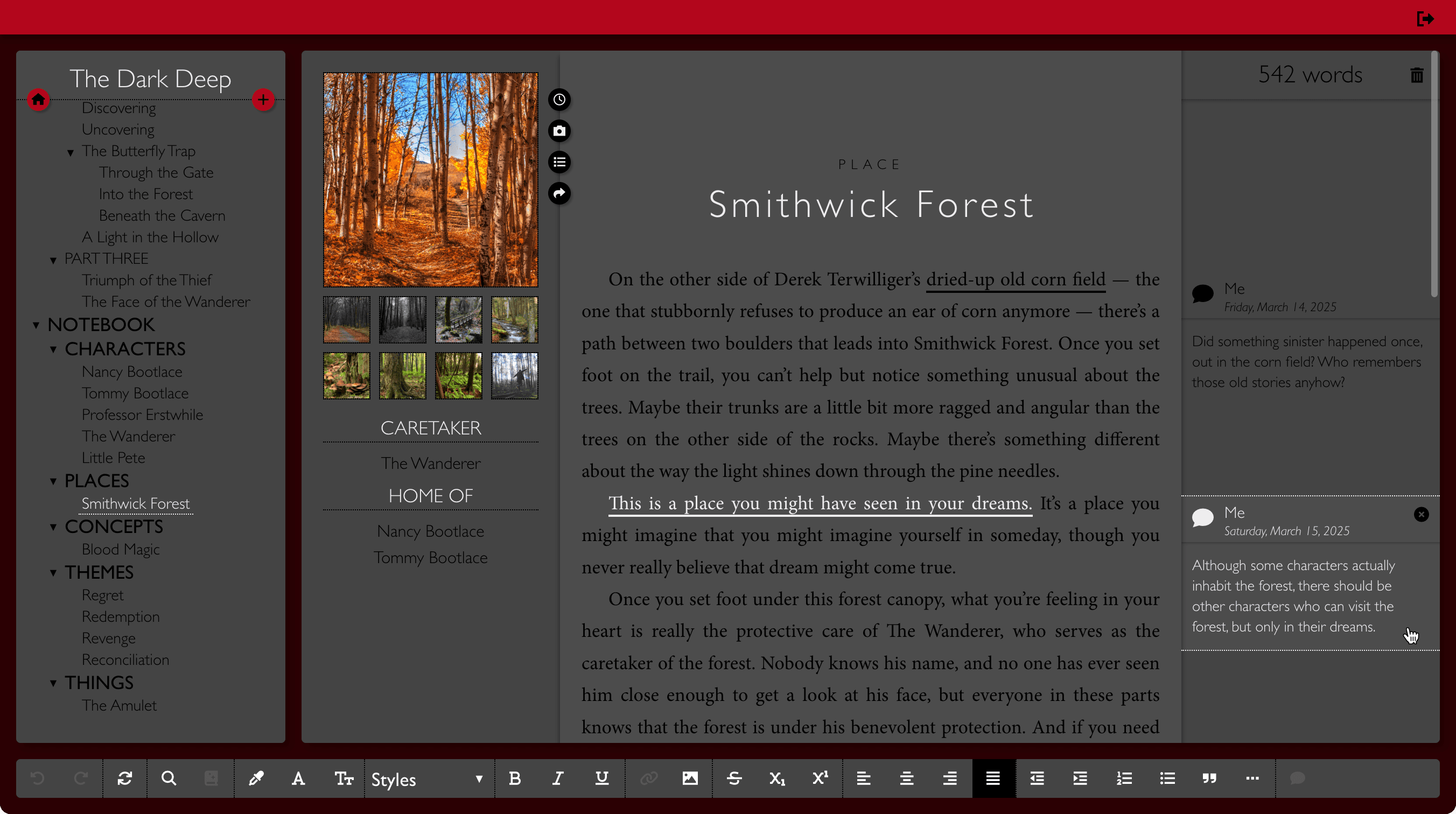 Lovecraft theme screenshot 3