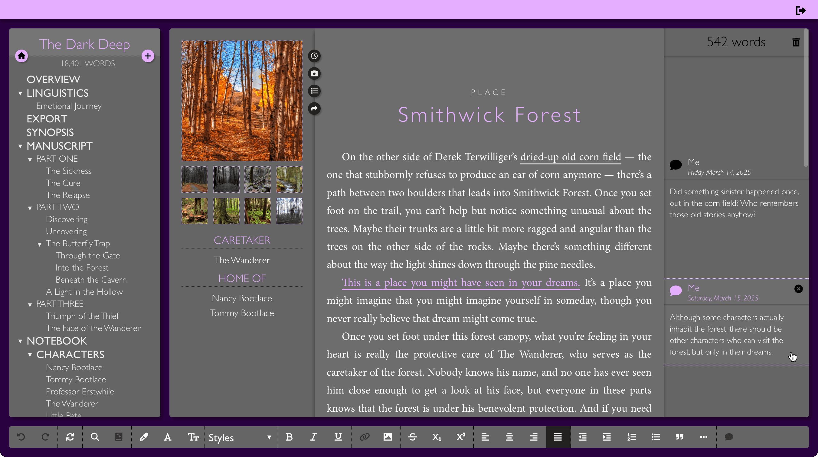 Deveraux theme screenshot 3